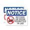 Signmission No Food Or Drink Permitted In Lab, 10 in W x Rectangle, Plastic OS-2PACK-NS-P-710-L-14603 - alternate 1